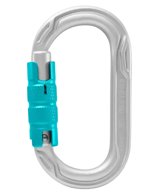 Edelrid Oval Power 2500 II Triple Lock Climbing Carabiner