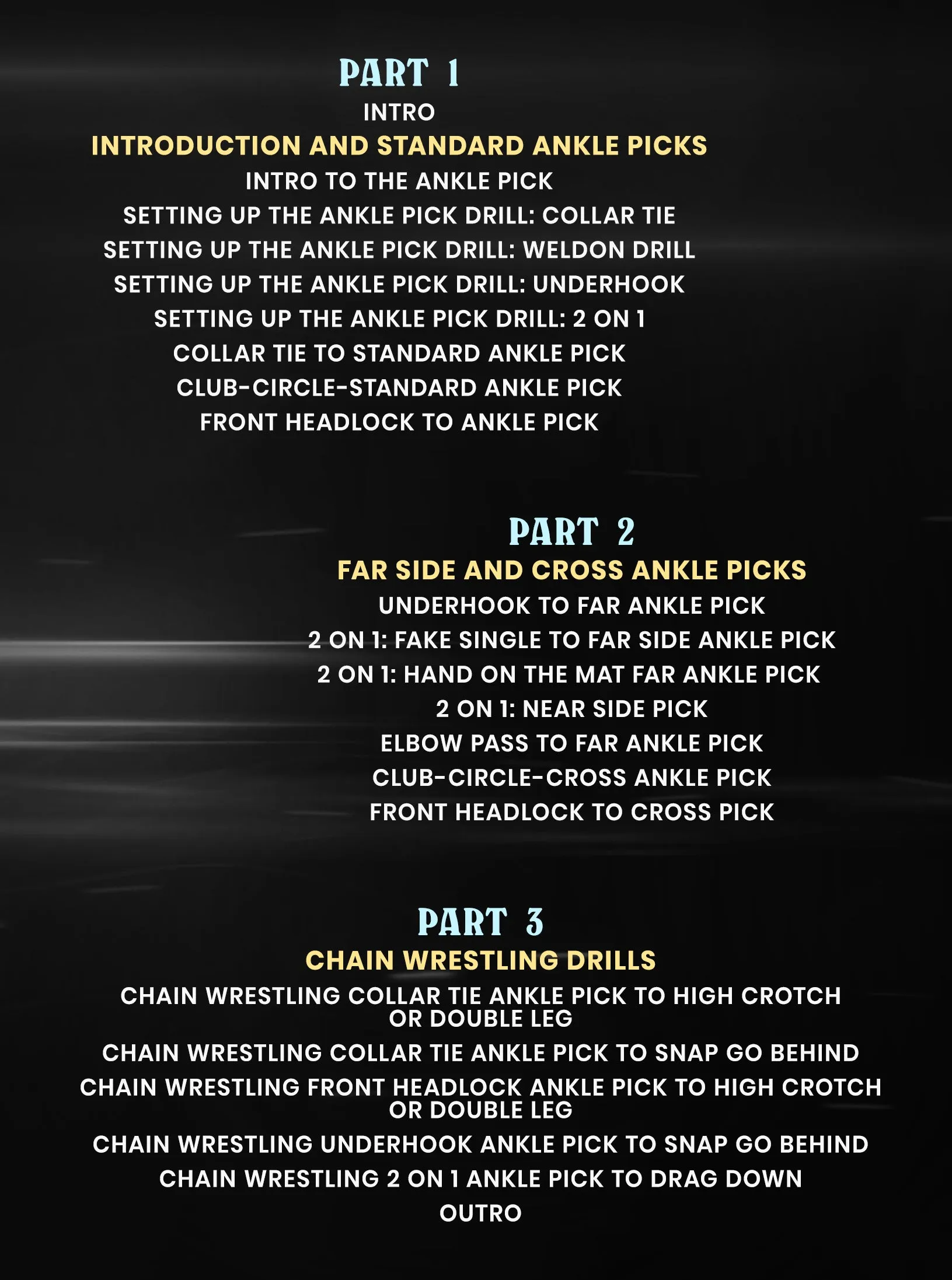 Elite Ankle Picks by Dan Vallimont
