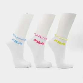 Fila Unisex Racheal Ankle Sock White/Multi _ 173707 _ White