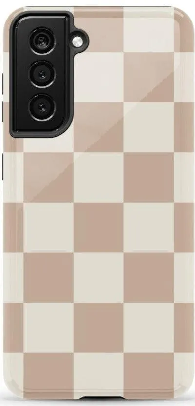 Fit Check | Neutral Checkerboard Samsung Case