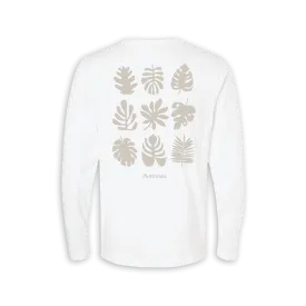 Foliage Long Sleeve Tee - Vintage White