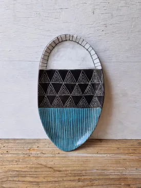 Geometric Patterns - oval tray No. 2