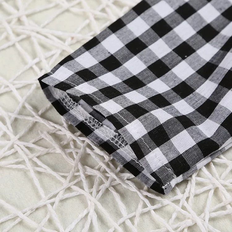 Girls Plaid Winter Dress