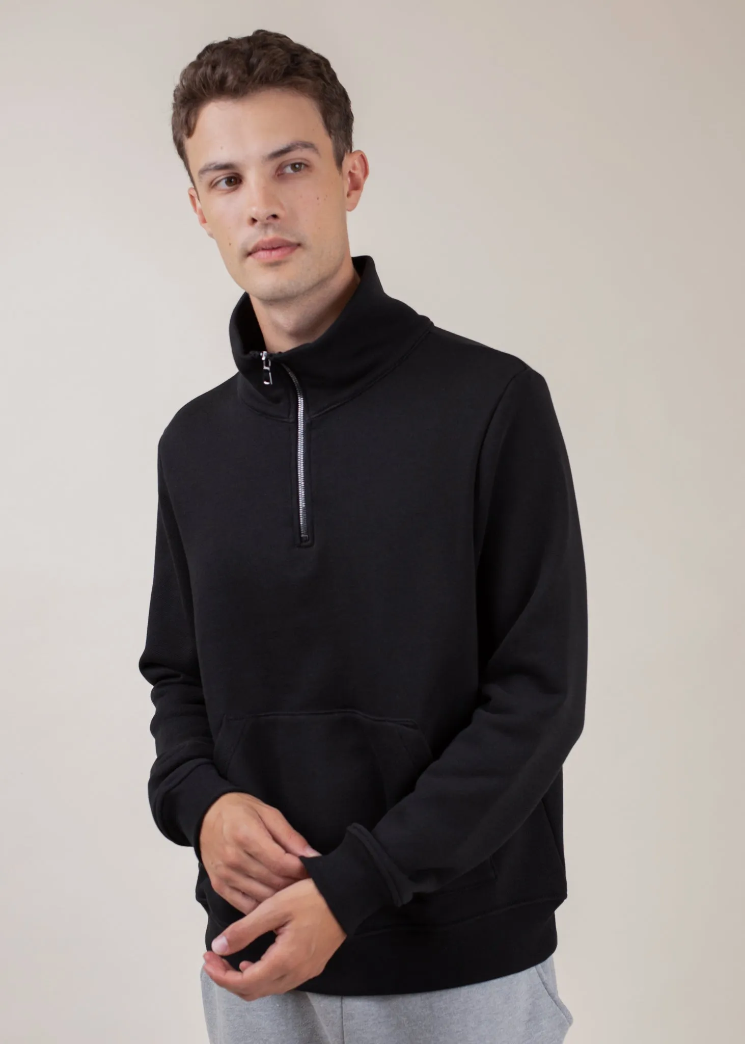 Half Zip Sweatshirt