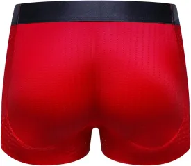 JOCKMAIL Mens Butt Padded Underwear Mens Mesh Shapewear Boxer Briefs with Butt Enhancing Pads