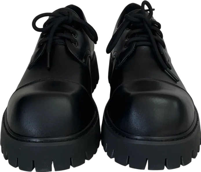 Koi Footwear Black The Corrupter Men's Square Toe Shoes UK 8 EU 42 👞