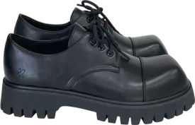 Koi Footwear Black The Corrupter Men's Square Toe Shoes UK 8 EU 42 👞