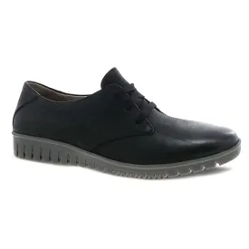 Libbie Leather Sneaker in Black