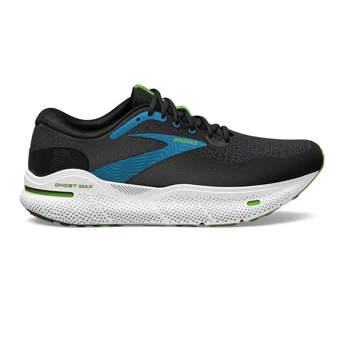 Mens Brooks Running Ghost Max in Black/Atomic Blue/Jasmine