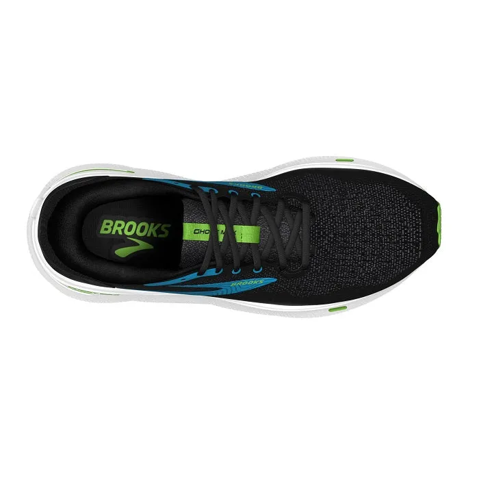 Mens Brooks Running Ghost Max in Black/Atomic Blue/Jasmine