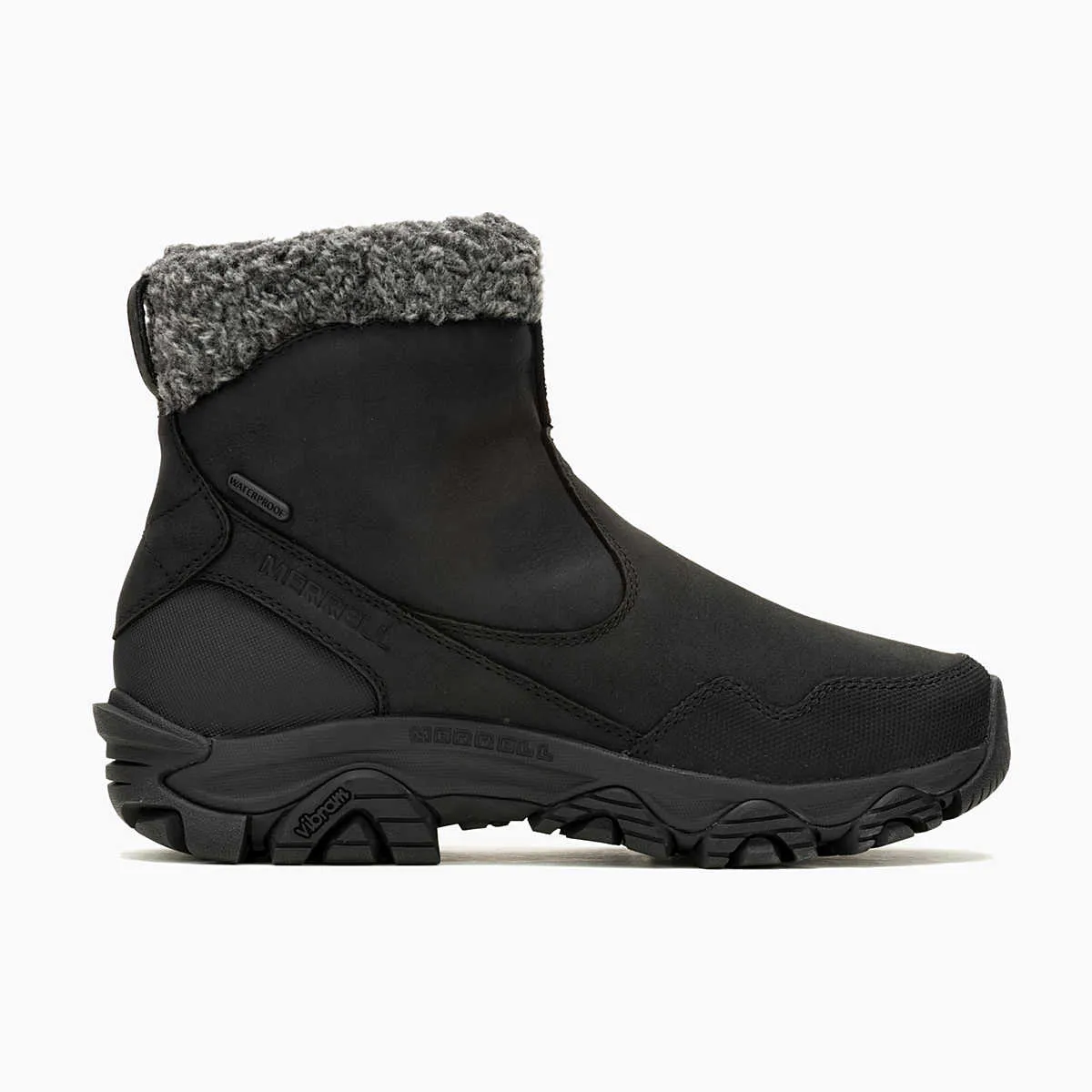 Merrell Coldpack 3 Thermo Mid Zip Waterproof Boot - Black
