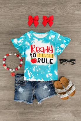 "Ready To Rule" Blue Top