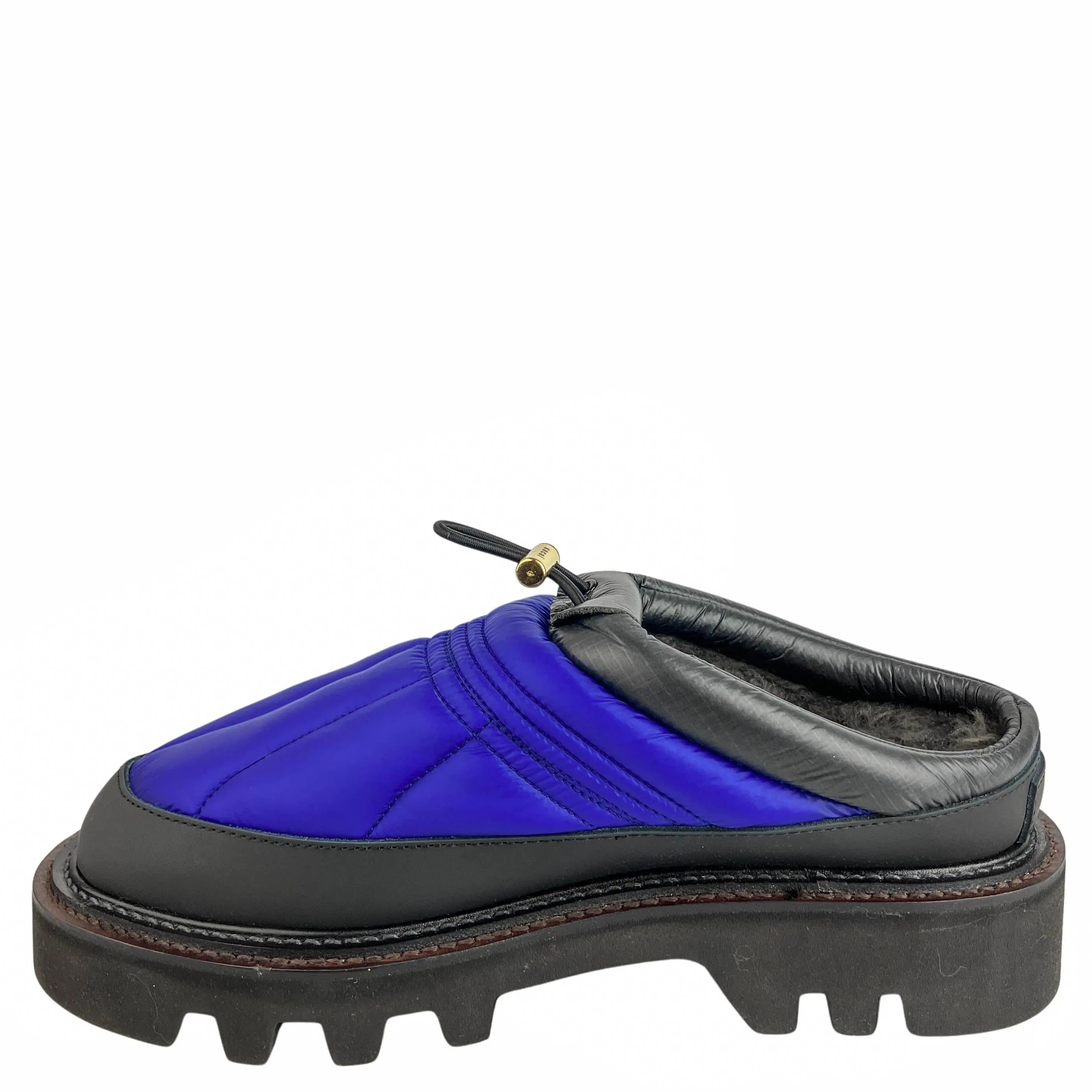 sacai Nylon Padded Clogs in Blue