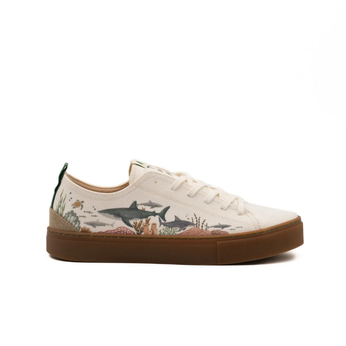 Vegan sneaker Save Sharks COR008