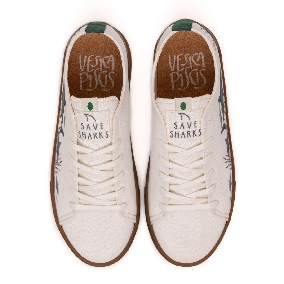 Vegan sneaker Save Sharks COR008