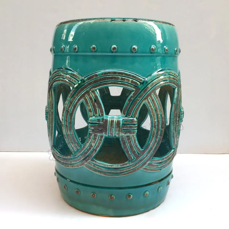 Vintage Chinese Ceramic Stool