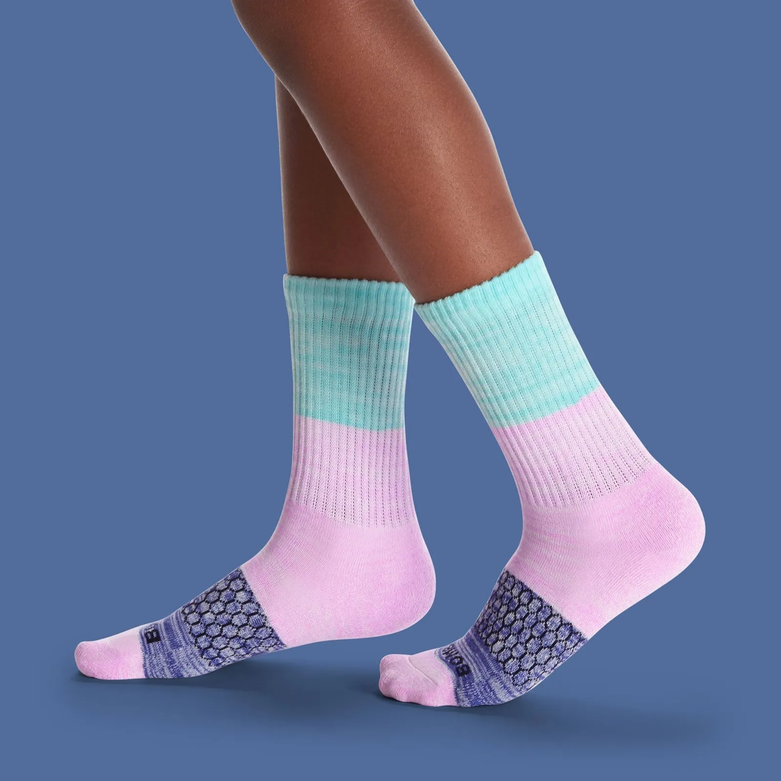 Youth Tri-Block Calf Sock 4-Pack
