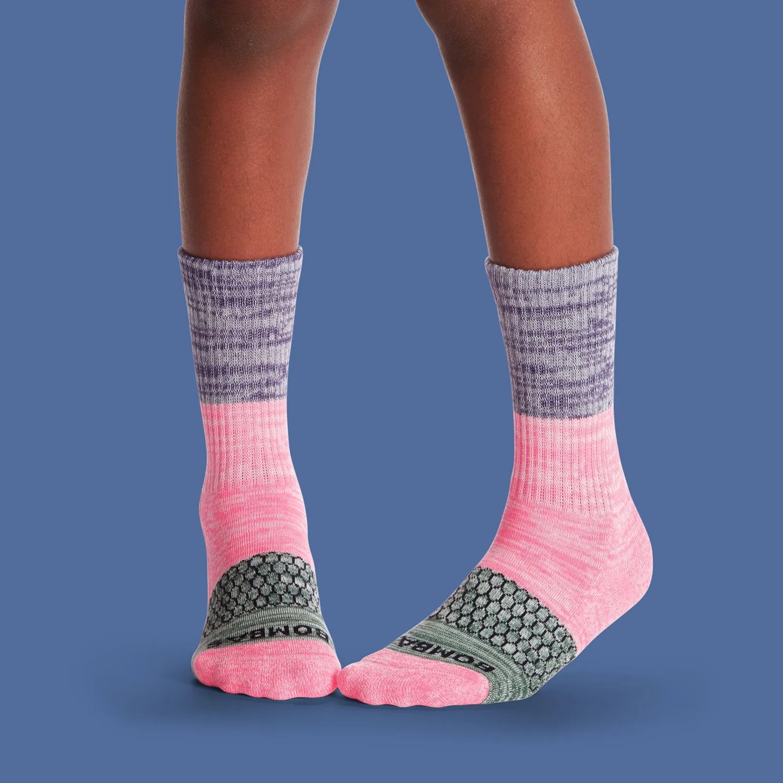 Youth Tri-Block Calf Sock 4-Pack