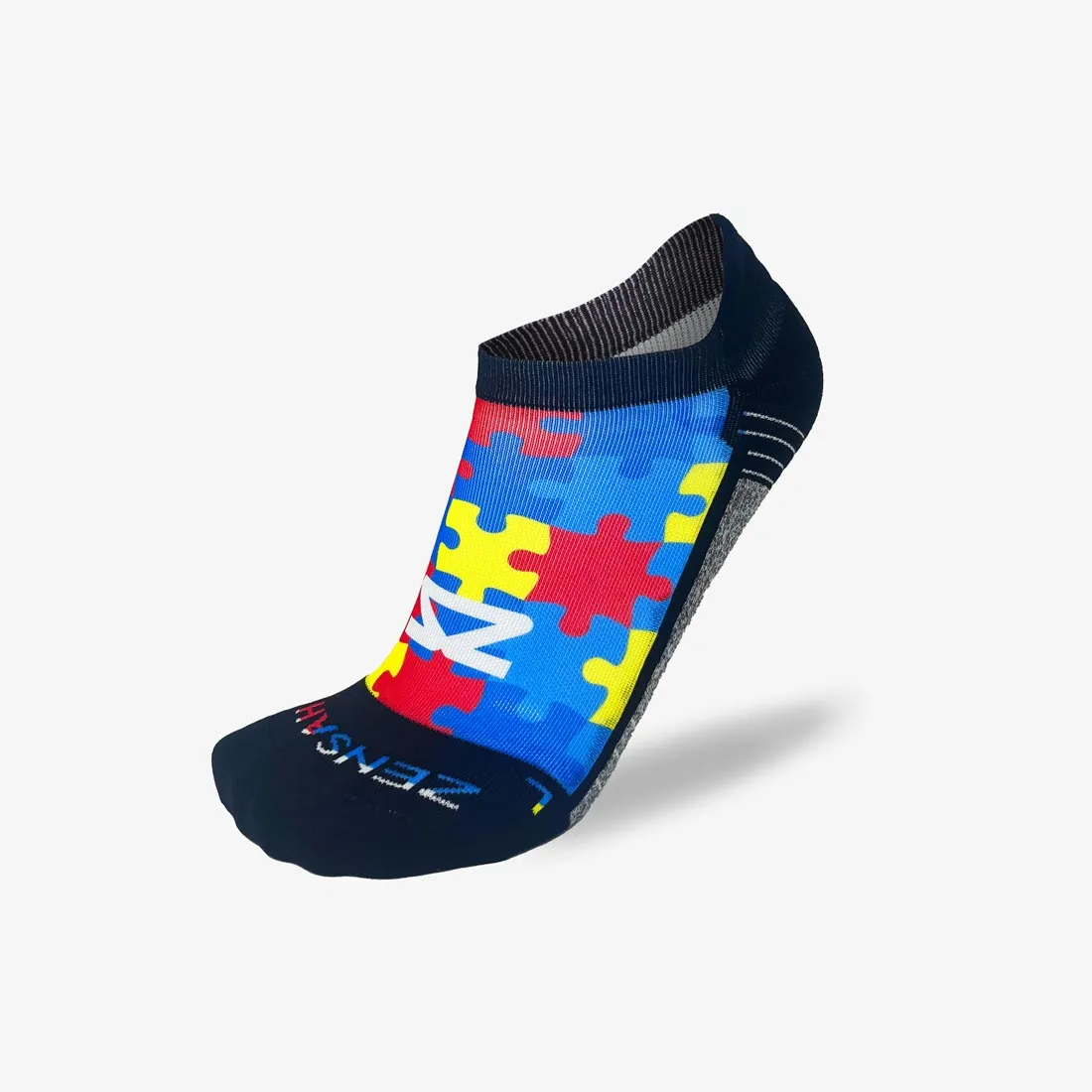 Zensah x Autism Awareness Running Socks (No Show)